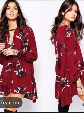 Free People Electric Orchid Tunic